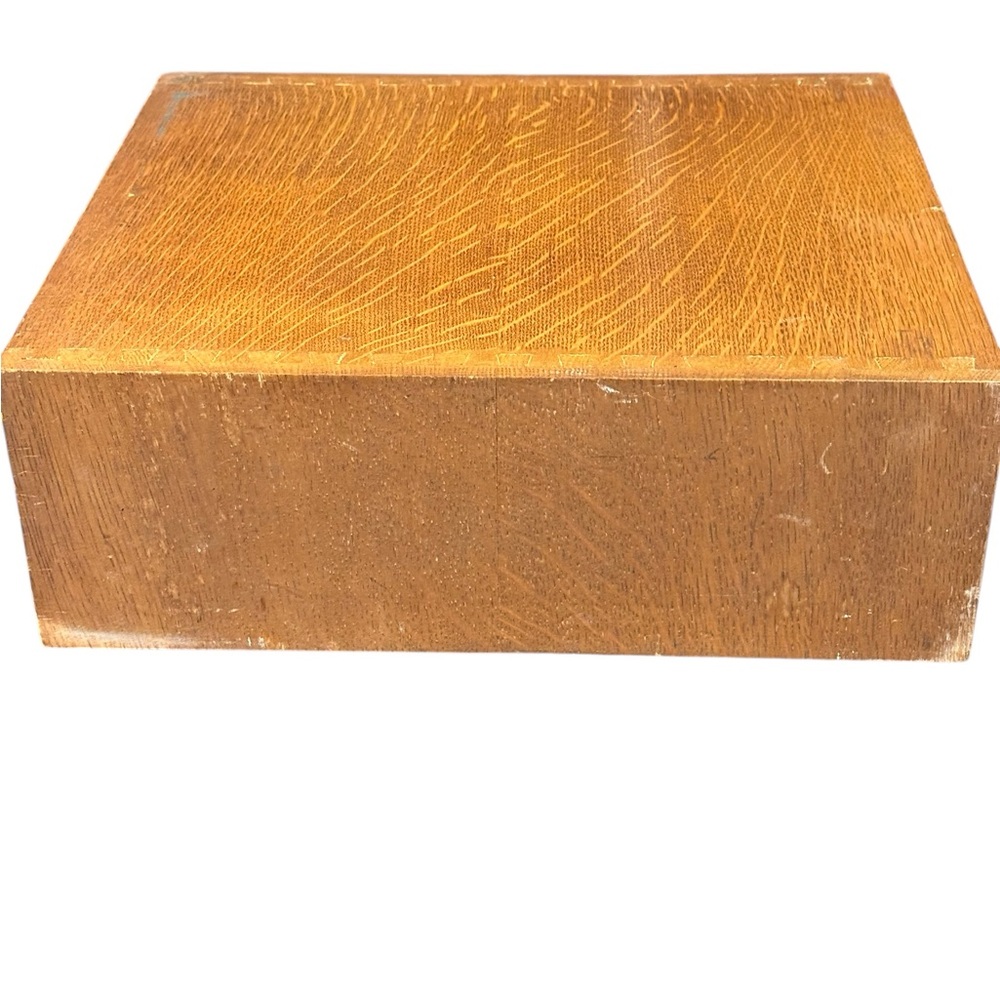 Wooden File Drawers - Brown and Green - Picture 6 of 7
